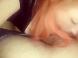 Young Swedish Redhead Blowjob And Cum In Mouth