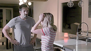 Young couple has to comply with the smart house IA