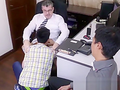 Young pinoy barebacked by Step daddy in trio