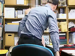 YoungPerps - Blonde Twink Fucked By Hung Security Guard