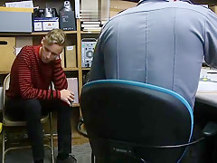 YoungPerps - Blonde Twink Fucked By Hung Security Guard