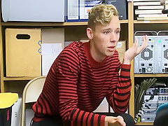 YoungPerps - Blonde Twink Fucked By Hung Security Guard