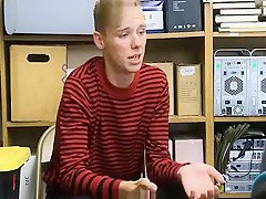 YoungPerps - Blonde Twink Fucked By Hung Security Guard