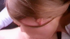 Yulia Blondy in video of a minx giving a toothless blowjob in the car