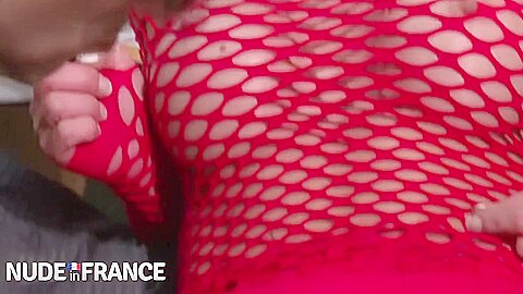 Zaza La Coquine - Busty Mature In Fishnet Anal Pounded In The Warehouse