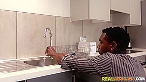 Zulu Girl takes Back Shots From Tattooed Nigerian Fuckboy