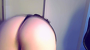 alisonxo - Ass worship tights and oil massage