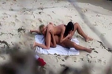 beautiful sex on the beach in the Crimea