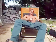 beer, wanking, smoking, at work