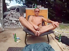 beer, wanking, smoking, at work