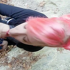 blow job in the woods