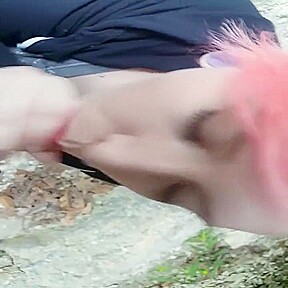blow job in the woods