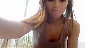 busty teen 18+ webcam gorgeous blonde masturbates