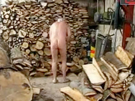 grandpa in a sawmill
