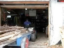 grandpa in a sawmill