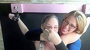 hand over mouth, smothering black friday delight!!
