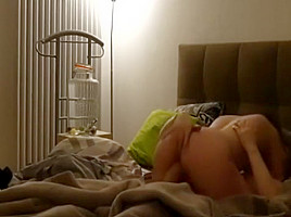 homemade teen 18+ riding cock doggy style facial