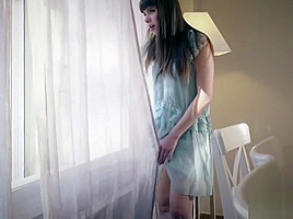 horny french teen 18+ Luna Rival gets fucked by her landlord
