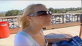 hot blond Step mommy fucks hot blond teeny with dildo and strapon hard as fuck