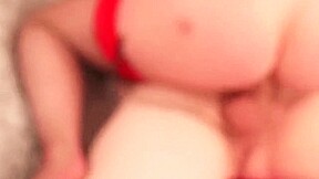 hot brunette babe enjoys sucking and fucking a hard cock