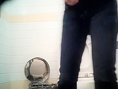in the ladies toilet