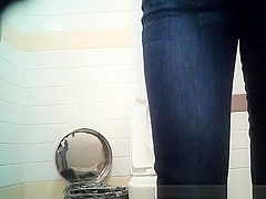 in the ladies toilet