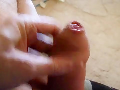 jo-bag cum pleasure and uncut jerk off