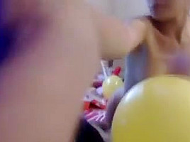 junior girl gives her first handjob