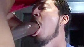 monster black dick getting sucked