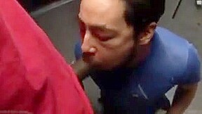 monster black dick getting sucked
