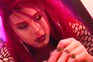 redhair slut smoking bj