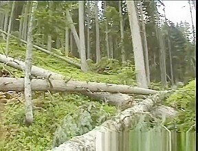 rough german threesome in nature