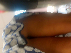 sexy blonde milf upskirt ass