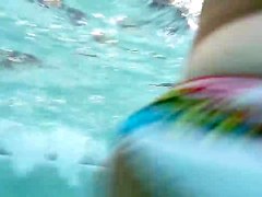 sexy underwater girl booty