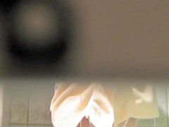 shooting adorable shaved cunt in the shower