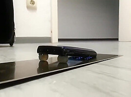 smartphone crush, trample, candid crush