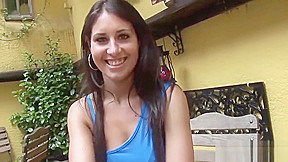 sweet busty teen 18+ masturbating in public