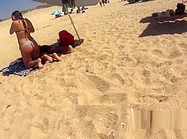 teen 18+ Bikini Big Ass Beach Spy