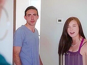 teen 18+ Gets Caught Blowing Her Boyfriend By Her Stepmom