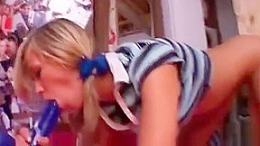 teen 18+ Kasia - Masturbation blue dildo