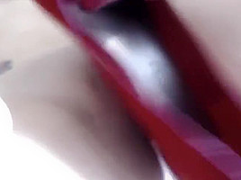 teen 18+ babe fucks herself with her own heels