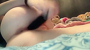 teen 18+ creams all over her favourite toy
