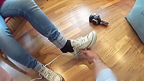 teen 18+ feet from stinky socks