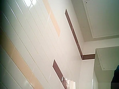 teen 18+ pissing in public toilet