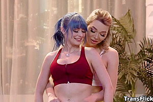 teen 18+ student 18+ Giving This Yoga Instructor Too Much Pleasure