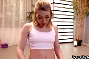 teen 18+ student 18+ Giving This Yoga Instructor Too Much Pleasure