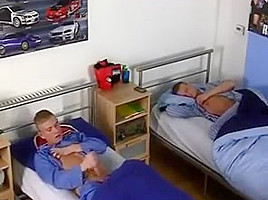 wake up jerking off