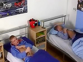 wake up jerking off